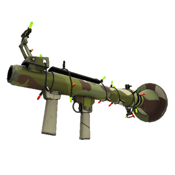 Festivized Killstreak Woodland Warrior Rocket Launcher (Minimal Wear)