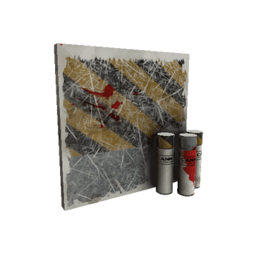 Hazard Warning War Paint (Battle Scarred)