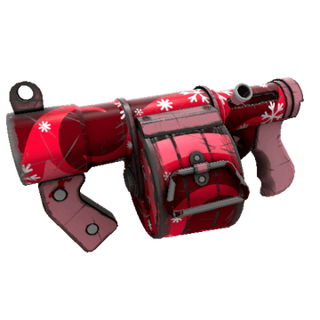 Snowflake Swirled Stickybomb Launcher (Field-Tested)