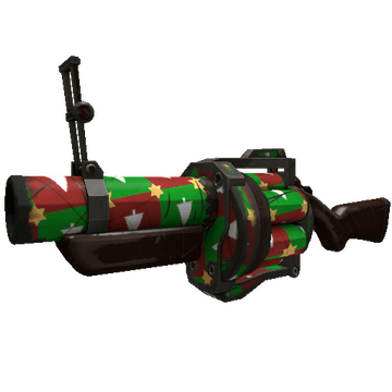 Gifting Mann's Wrapping Paper Grenade Launcher (Well-Worn)