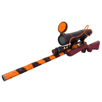 Pumpkin Plastered Sniper Rifle (Field-Tested)