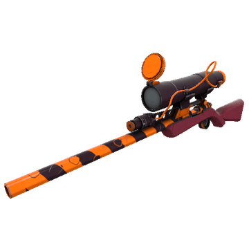 Pumpkin Plastered Sniper Rifle (Minimal Wear)