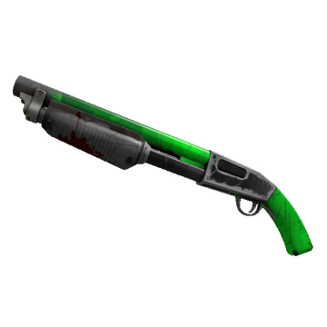 Health and Hell (Green) Shotgun (Well-Worn)